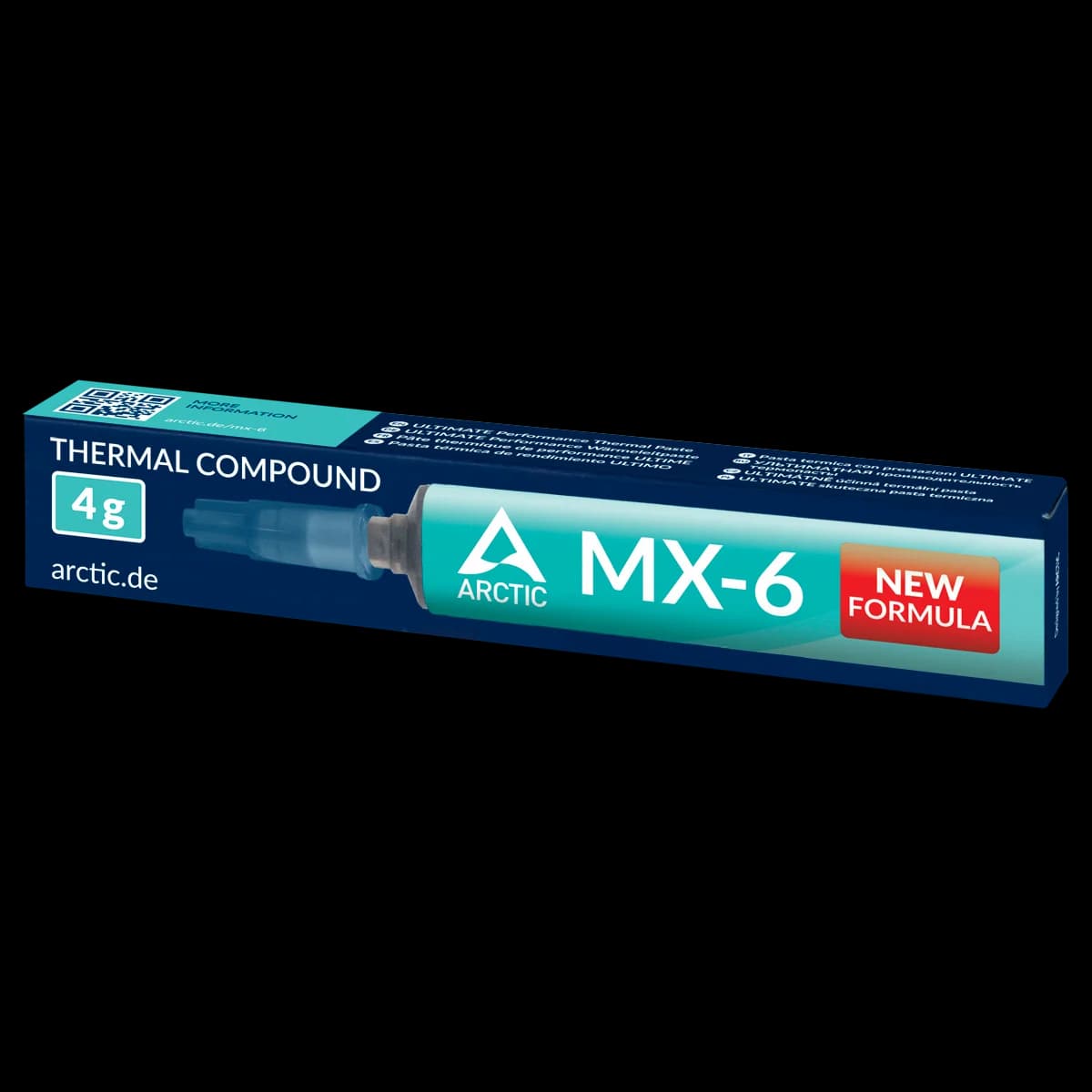 Caja de la pasta térmica ARCTIC MX-6 de 4 gramos