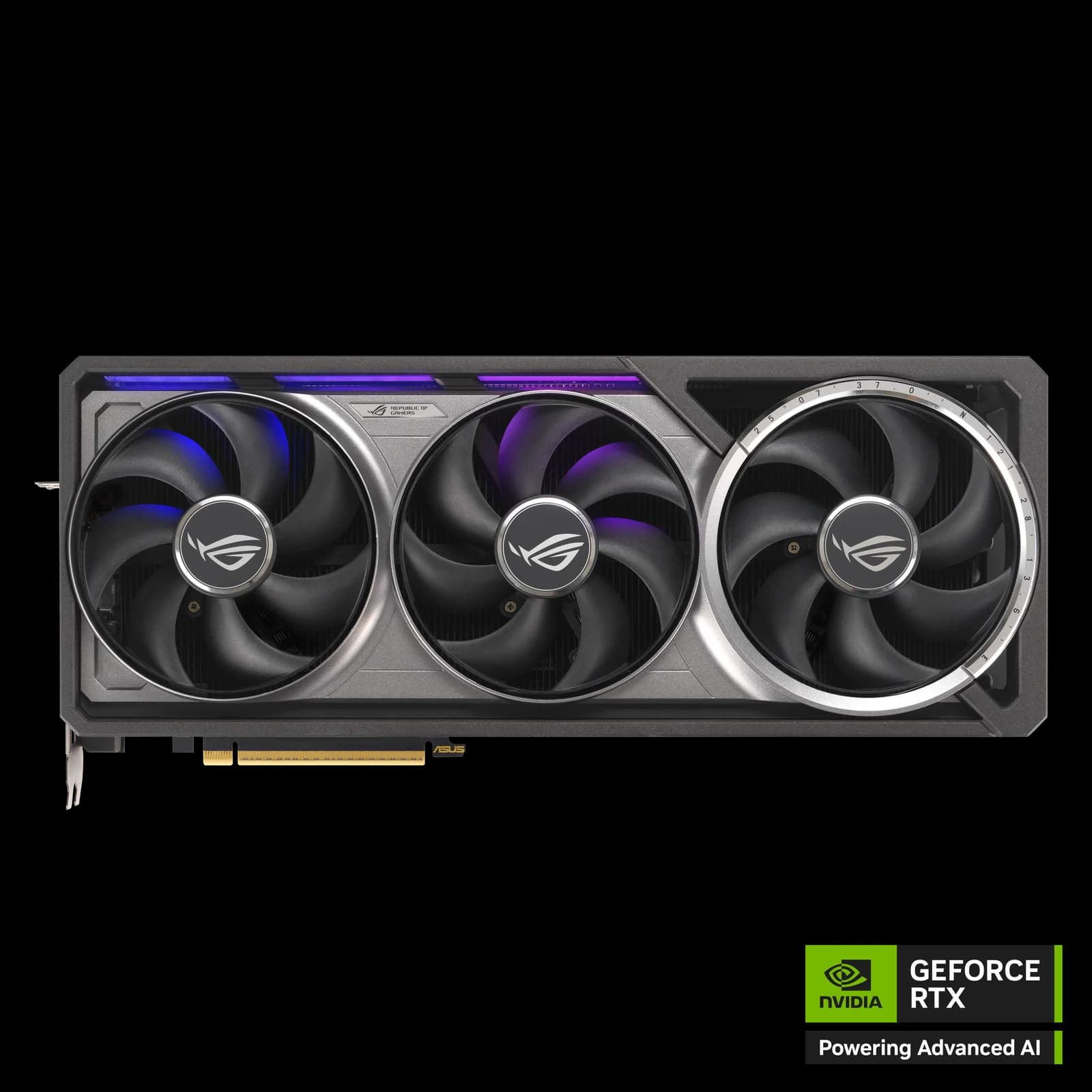 Tarjeta gráfica ASUS ROG Astral GeForce RTX 5080 OC con cuatro ventiladores
