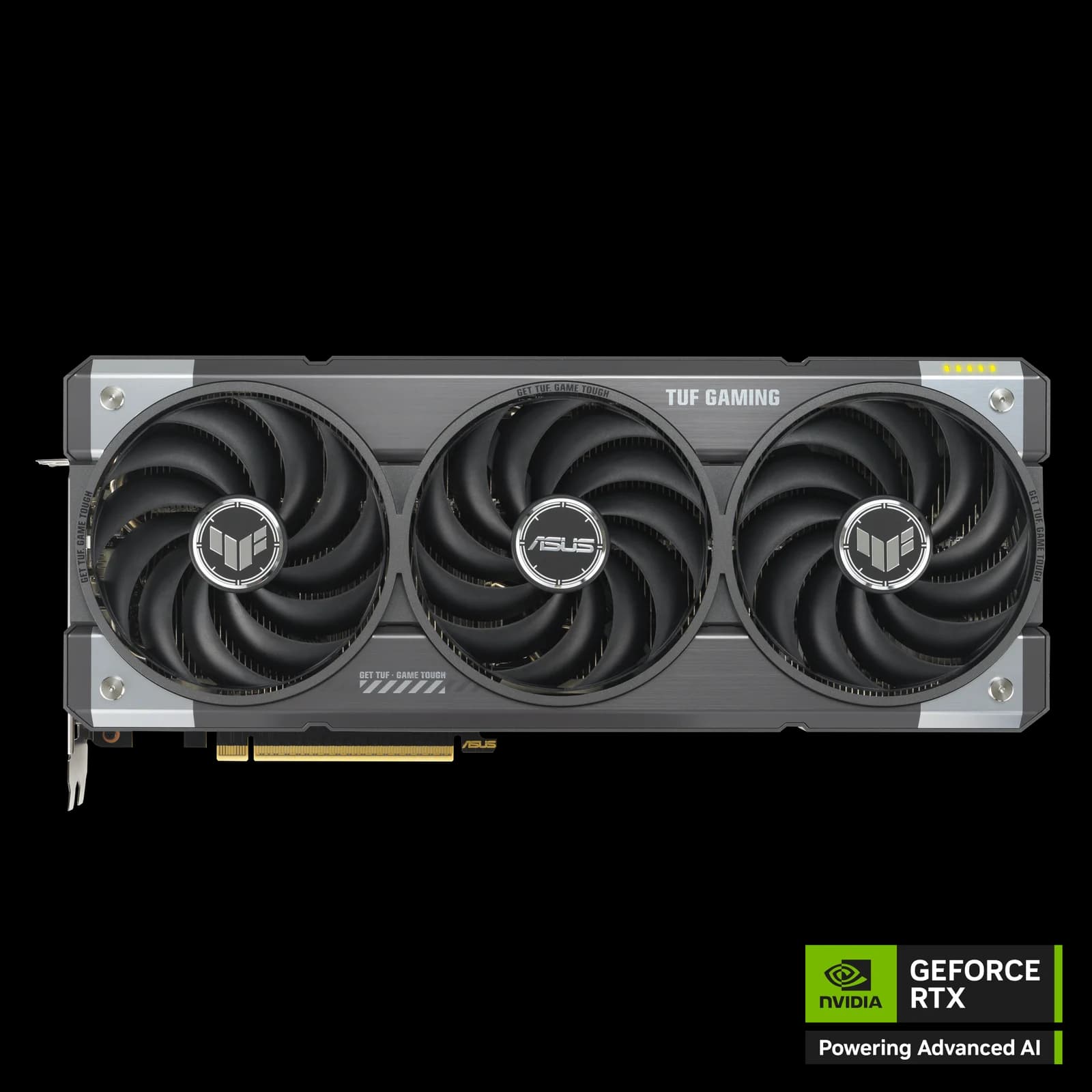 Tarjeta gráfica ASUS TUF Gaming GeForce RTX 5070 Ti OC con tres ventiladores
