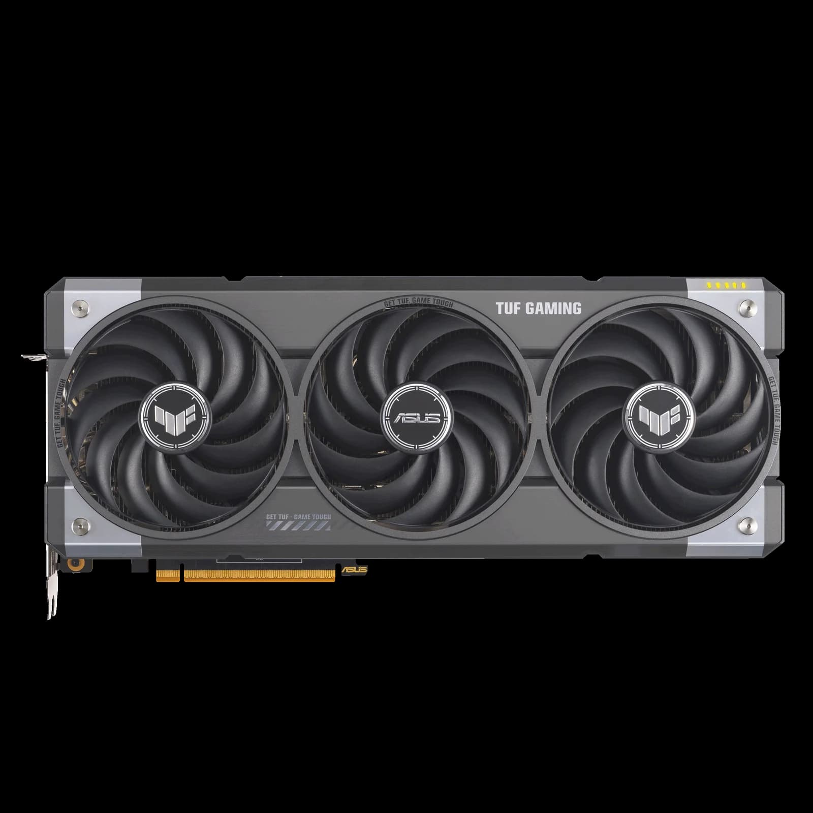 Tarjeta gráfica ASUS TUF Gaming Radeon RX 9070 XT OC con tres ventiladores