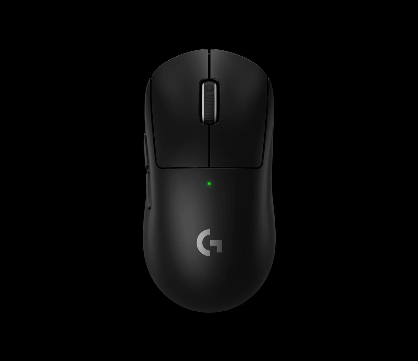 Ratón Logitech G Pro X Superlight 2 negro visto desde arriba